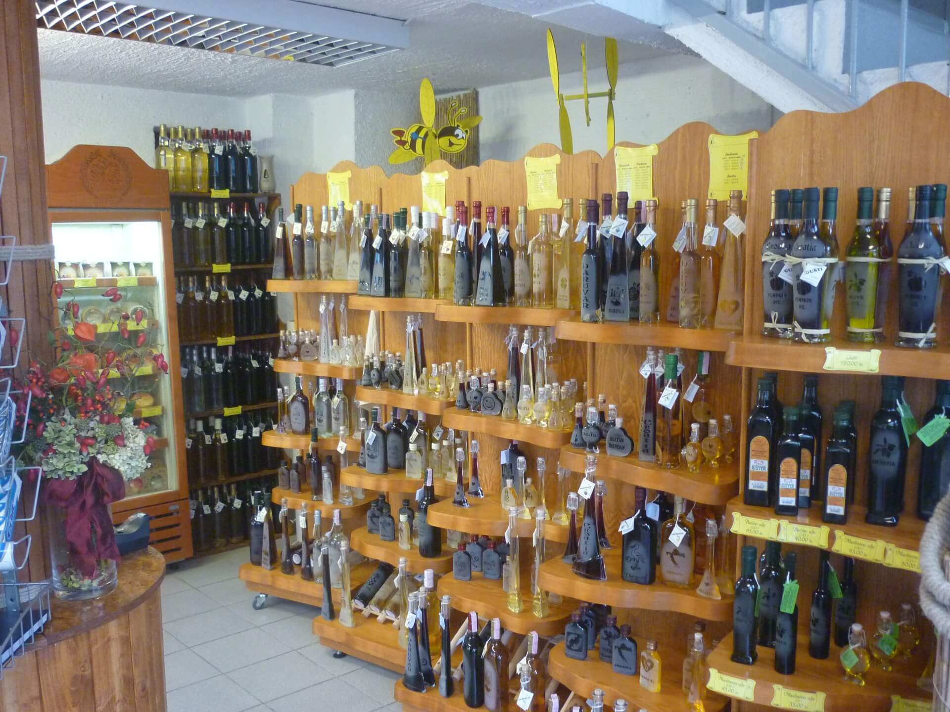 Prodej suvenýrů ve městě